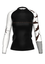 Women's Belted Shark Rash Guard