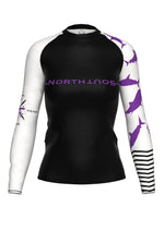 Women's Belted Shark Rash Guard