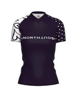 Short Sleeve Plum Hearts Rash Guard