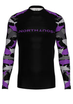 Men's Belted Long Sleeve Shark Rash Guard