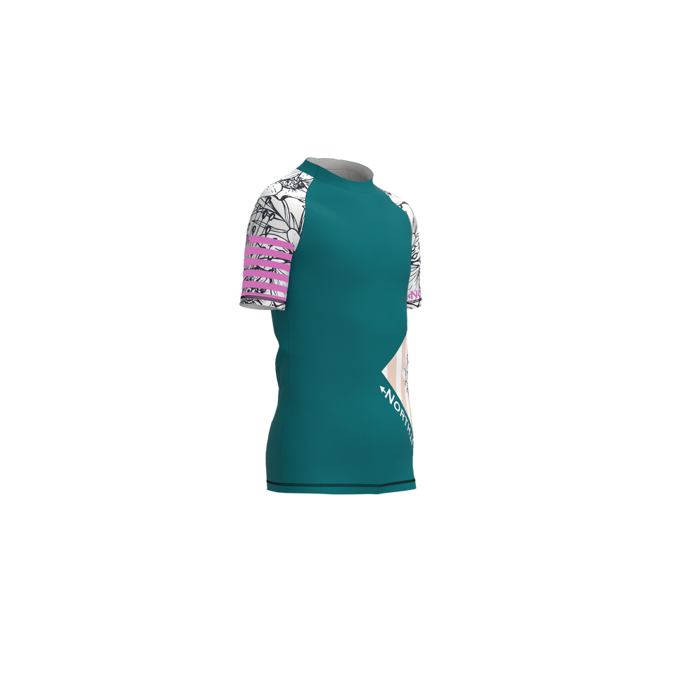 Girl's Short Sleeve Floral Bliss Rashie
