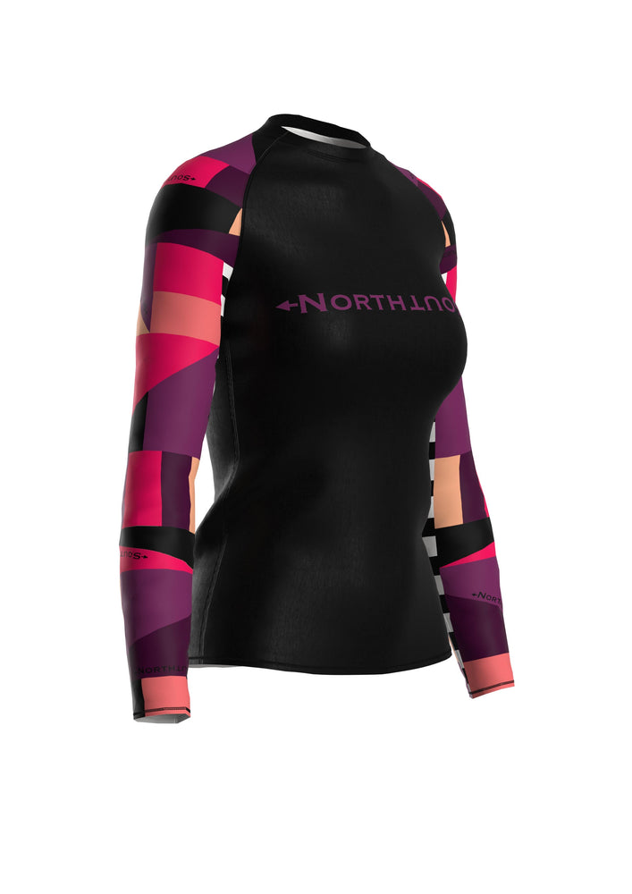 Striped Geo Rash Guard