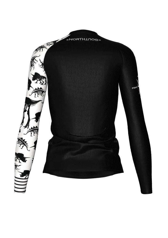 Long Sleeve Dino Rash Guard